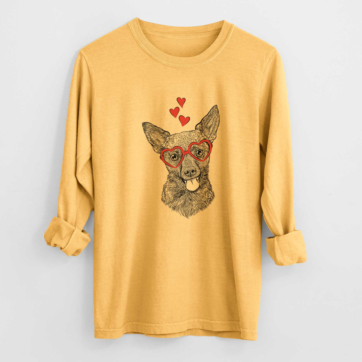 Valentine Ursa the Mixed Breed - Heavyweight 100% Cotton Long Sleeve