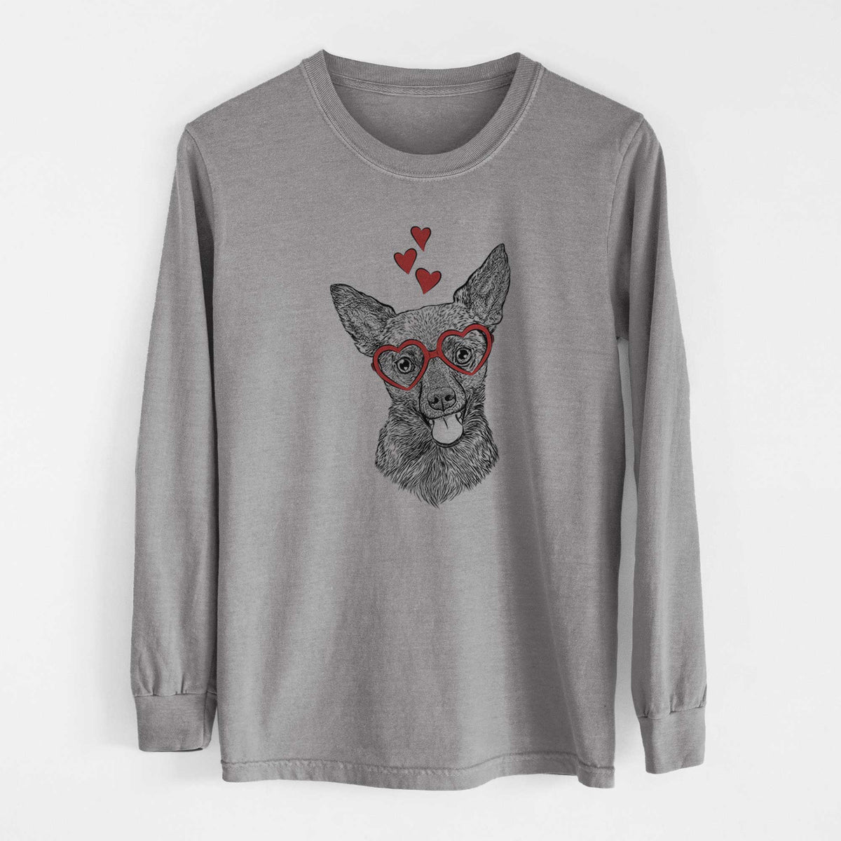 Valentine Ursa the Mixed Breed - Heavyweight 100% Cotton Long Sleeve