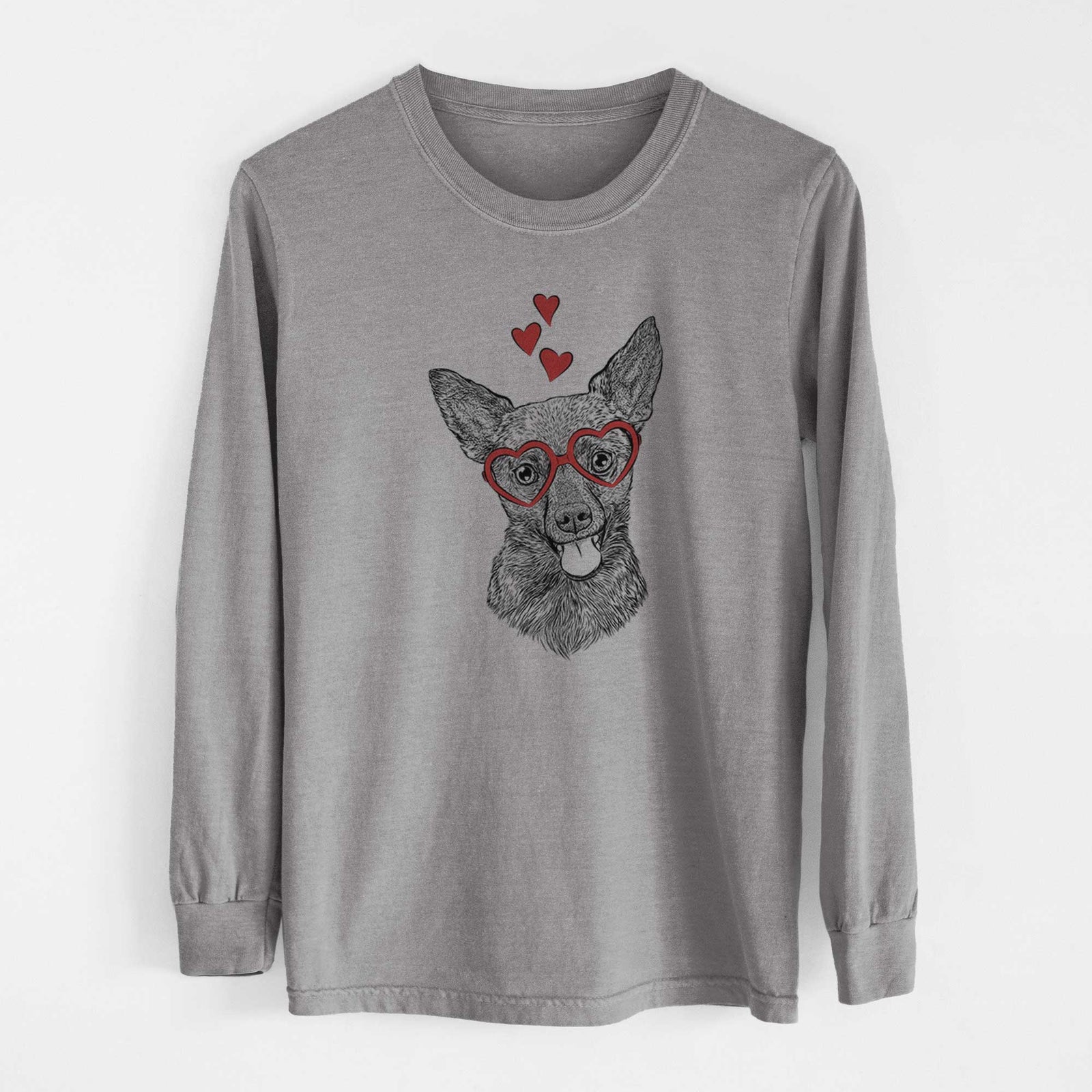 Valentine Ursa the Mixed Breed - Heavyweight 100% Cotton Long Sleeve