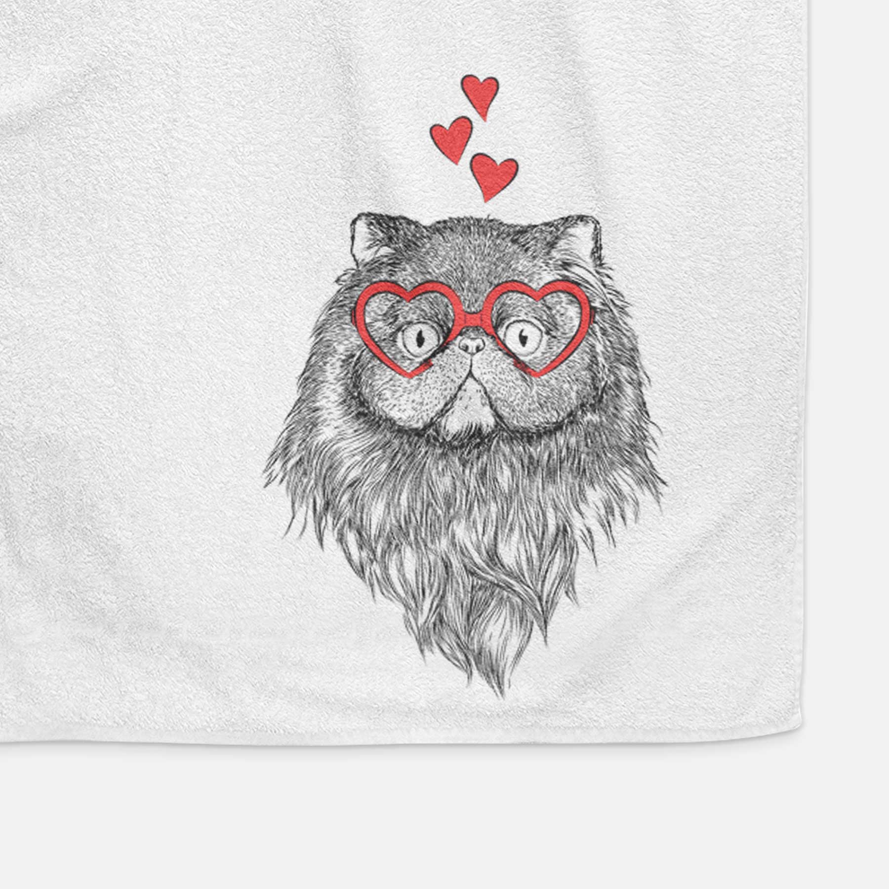 Vader the Persian Cat Decorative Hand Towel