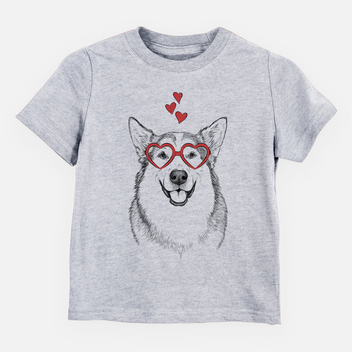 Valentine Vader the Alaskan Malamute - Kids/Youth/Toddler Shirt
