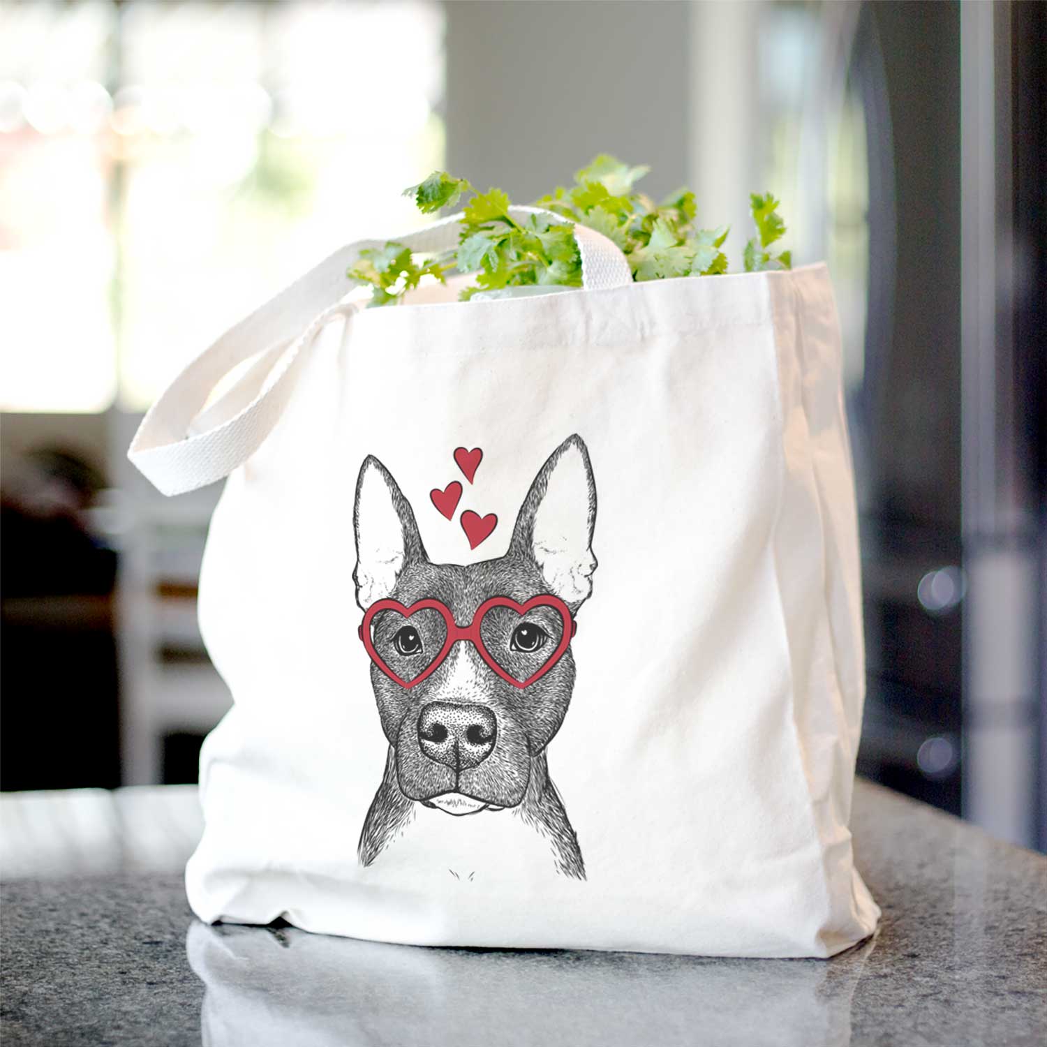 Violet the Pitbull - Tote Bag