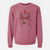 Valentine Vox the Siberian Husky - Unisex Pigment Dyed Crew Sweatshirt