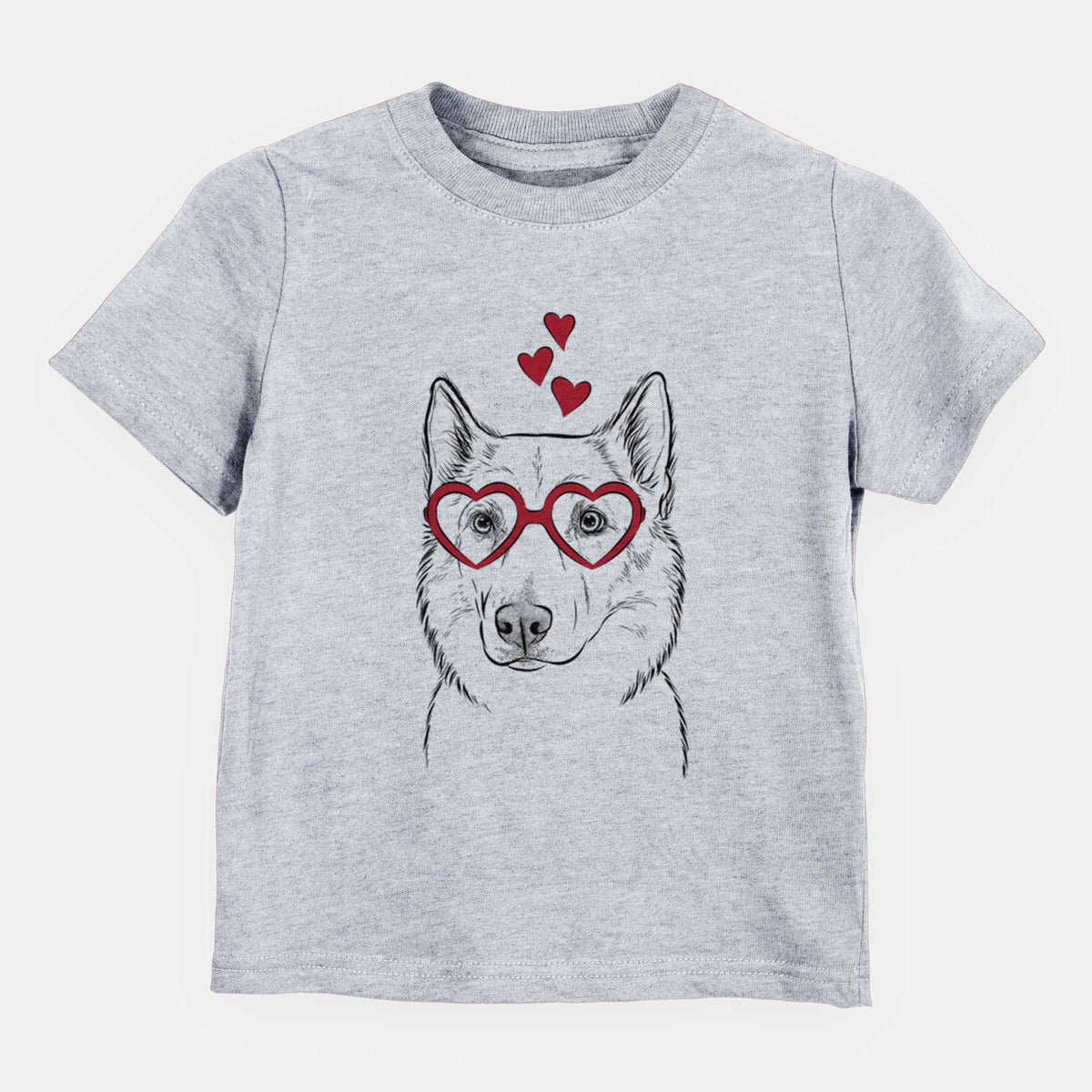 Valentine Vox the Siberian Husky - Kids/Youth/Toddler Shirt