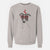 Valentine Vyncent the Greyhound - Unisex Pigment Dyed Crew Sweatshirt