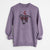 Valentine Vyncent the Greyhound - Unisex Pigment Dyed Crew Sweatshirt