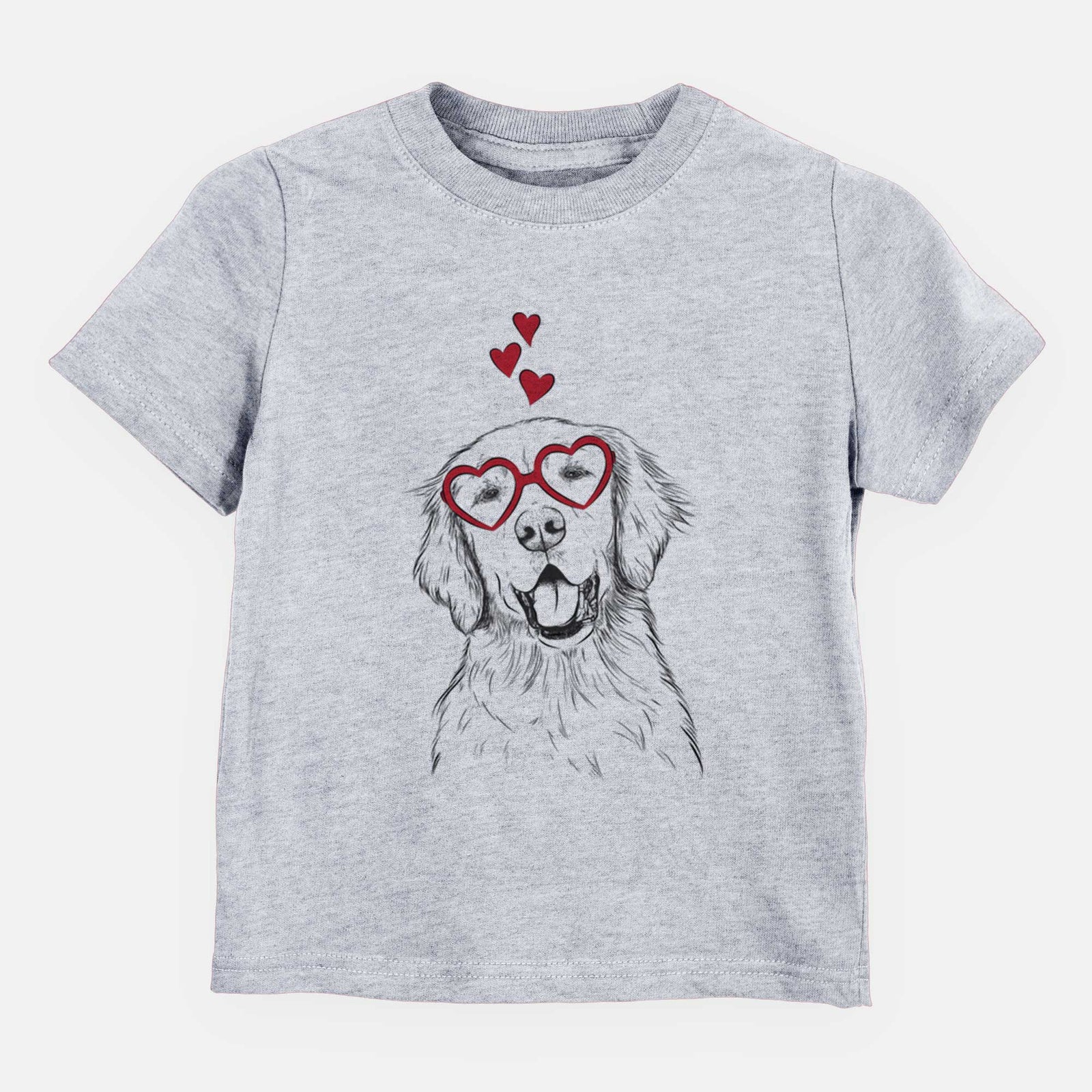 Valentine Wallace the Golden Retriever - Kids/Youth/Toddler Shirt