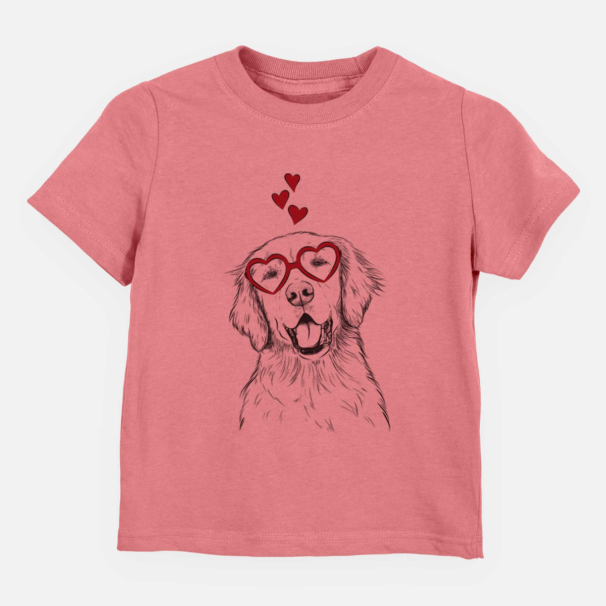 Valentine Wallace the Golden Retriever - Kids/Youth/Toddler Shirt