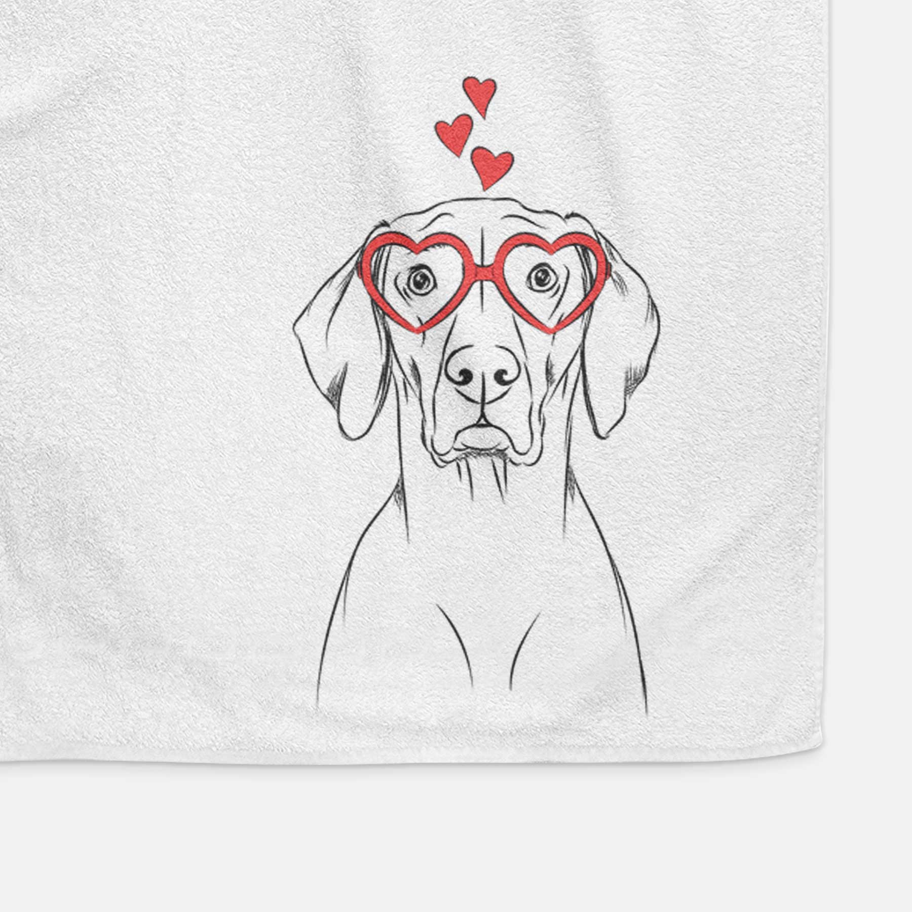 Walter the Weimaraner Decorative Hand Towel