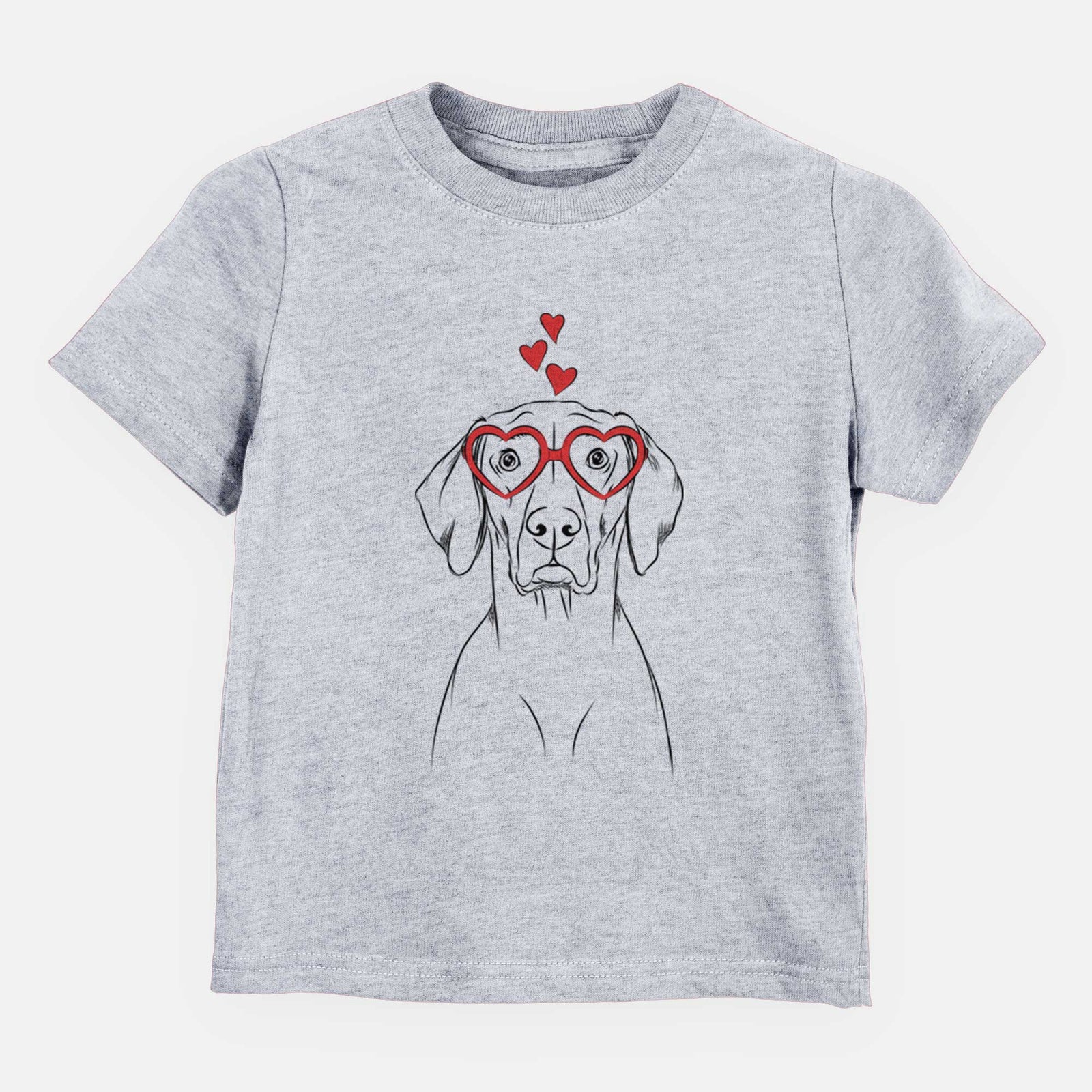 Valentine Walter the Weimaraner - Kids/Youth/Toddler Shirt