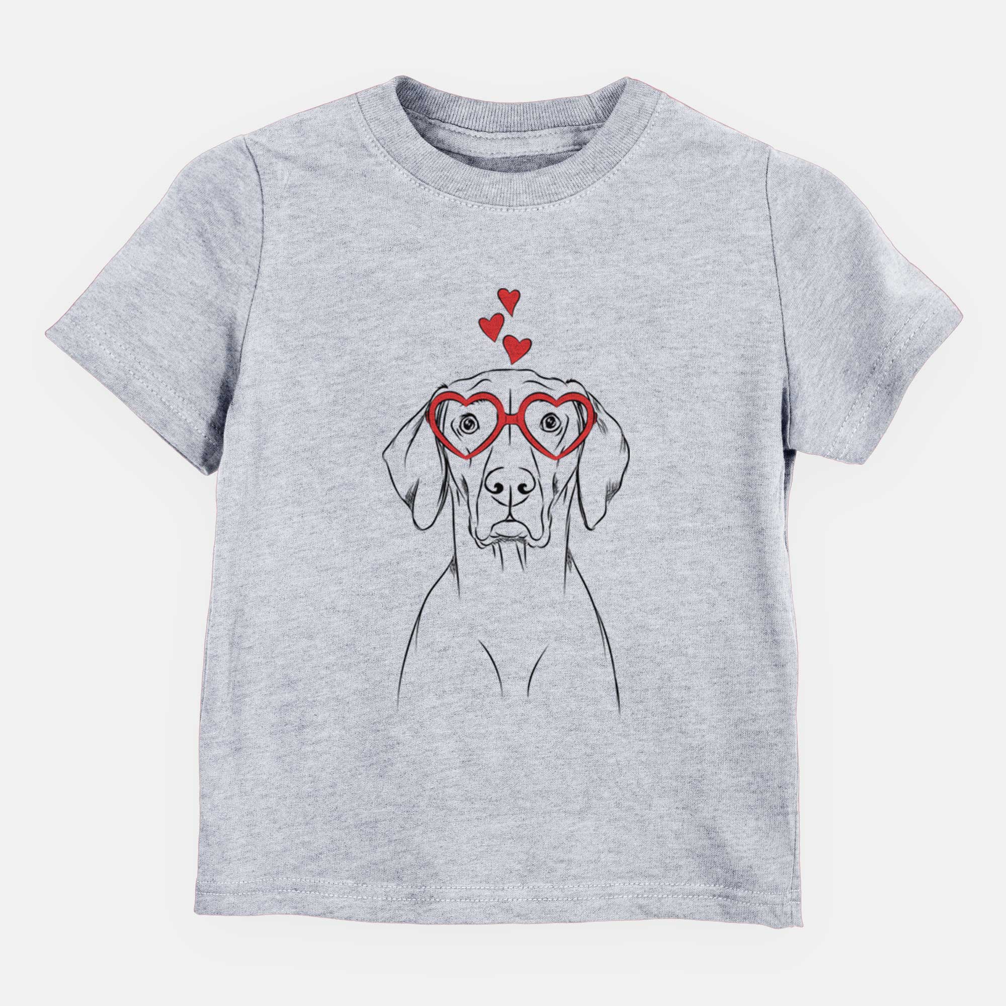 Valentine Walter the Weimaraner - Kids/Youth/Toddler Shirt