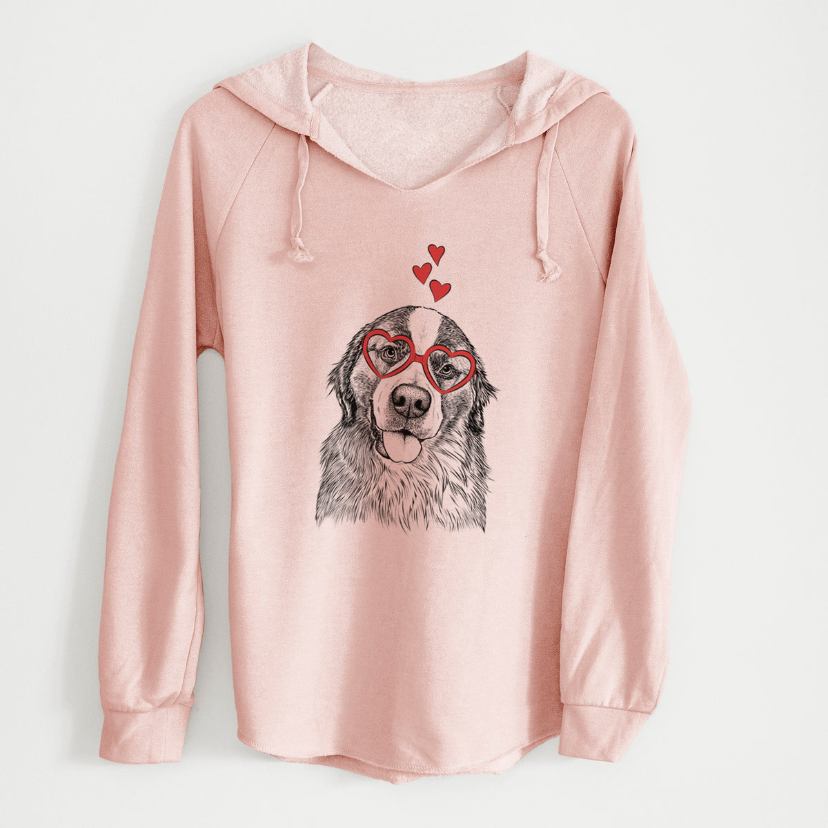 Valentine Walter the Bernese Mountain Dog Mix - Cali Wave Hooded Sweatshirt
