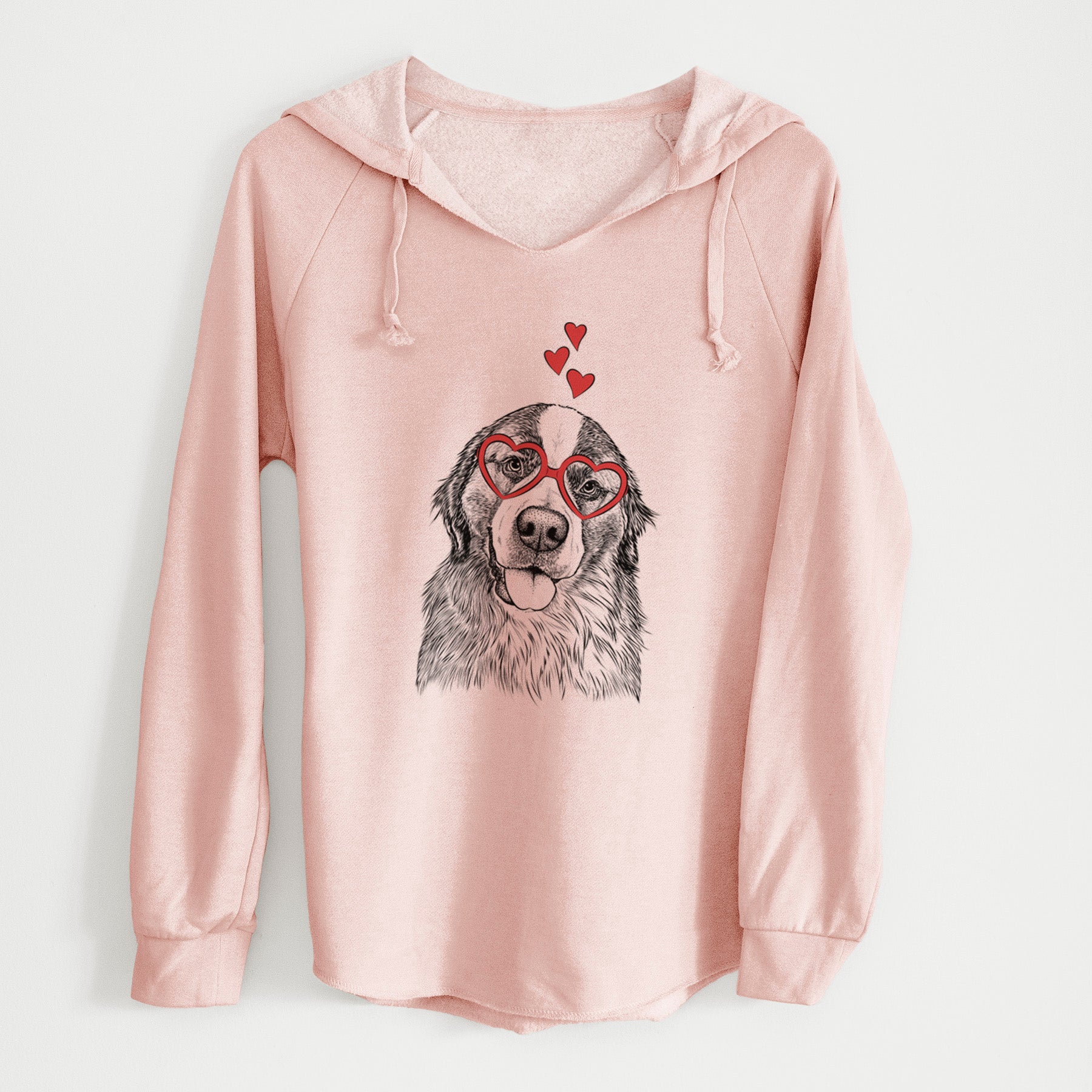 Valentine Walter the Bernese Mountain Dog Mix - Cali Wave Hooded Sweatshirt