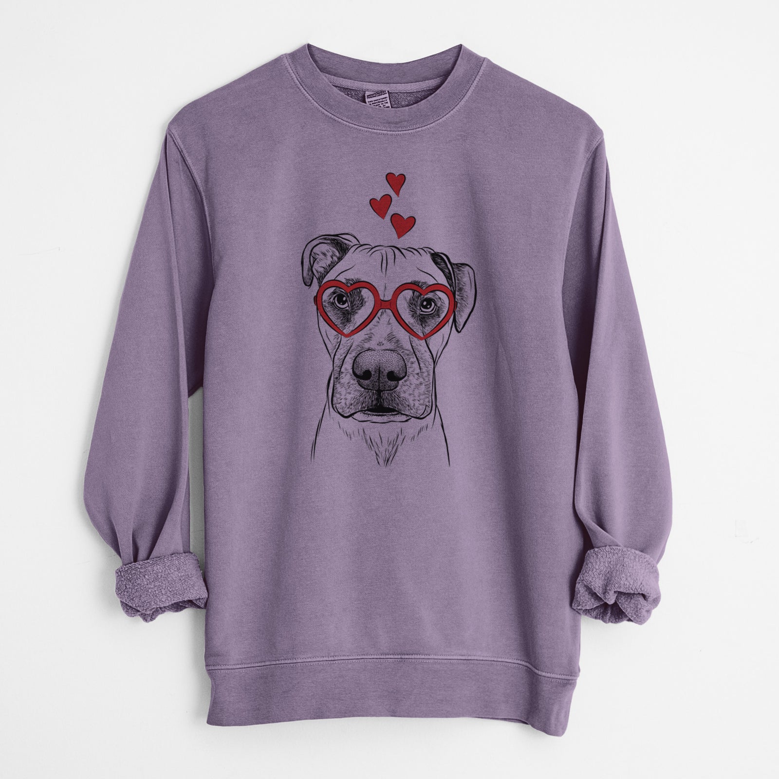 Valentine Waylon the Boxane - Unisex Pigment Dyed Crew Sweatshirt