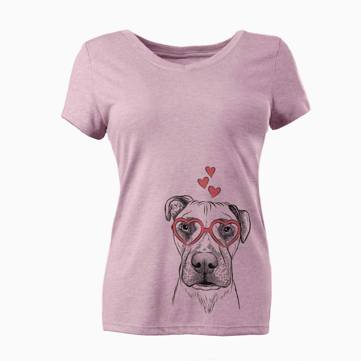 Valentine Waylon the Boxane - Women's V-neck Shirt