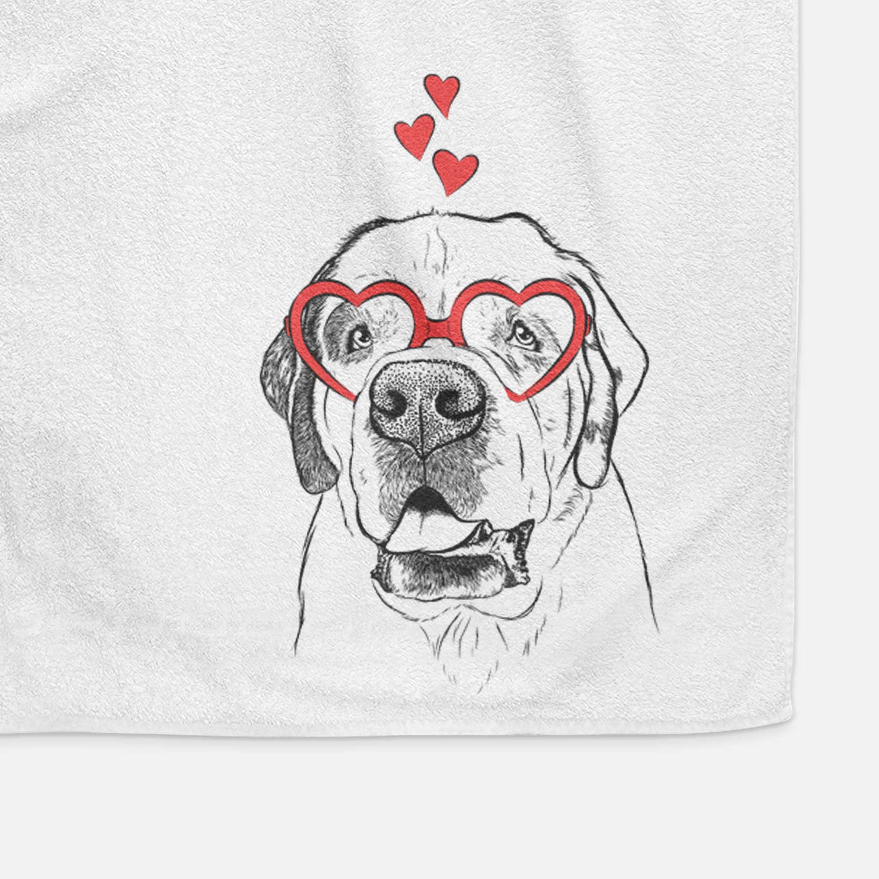 Wendy the Saint Bernard Decorative Hand Towel