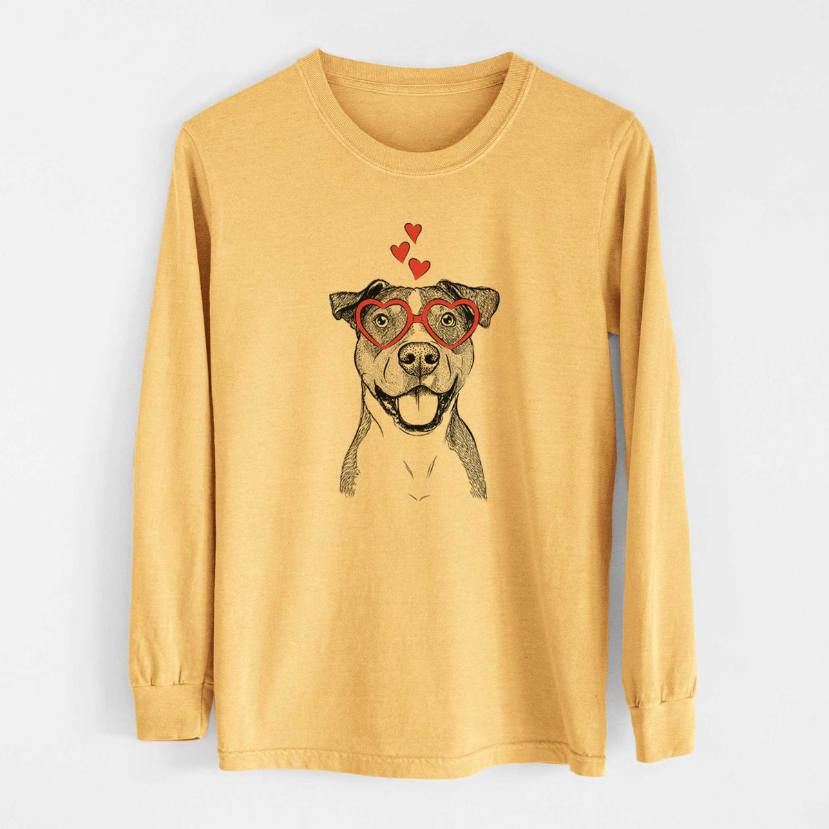Valentine Wendy the Mixed Breed - Heavyweight 100% Cotton Long Sleeve