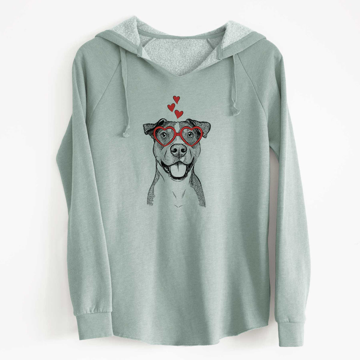 Valentine Wendy the Mixed Breed - Cali Wave Hooded Sweatshirt