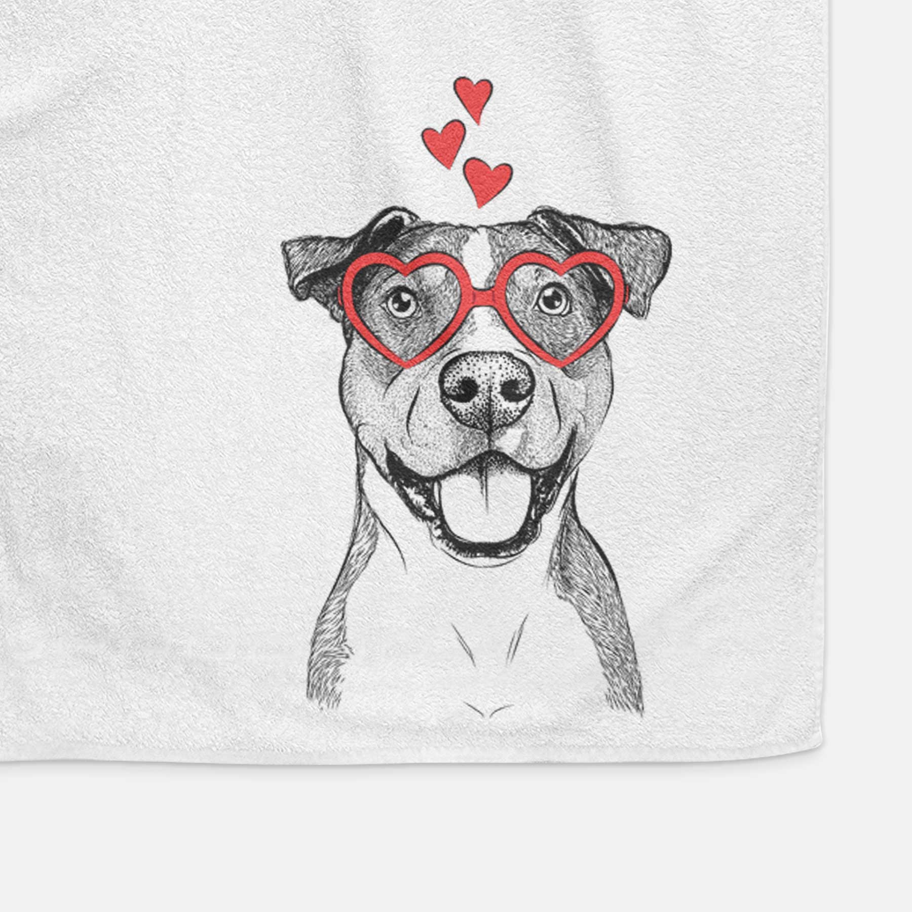 Wendy the Mixed Breed Decorative Hand Towel