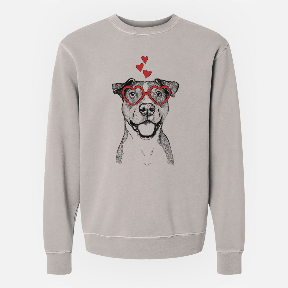 Valentine Wendy the Mixed Breed - Unisex Pigment Dyed Crew Sweatshirt
