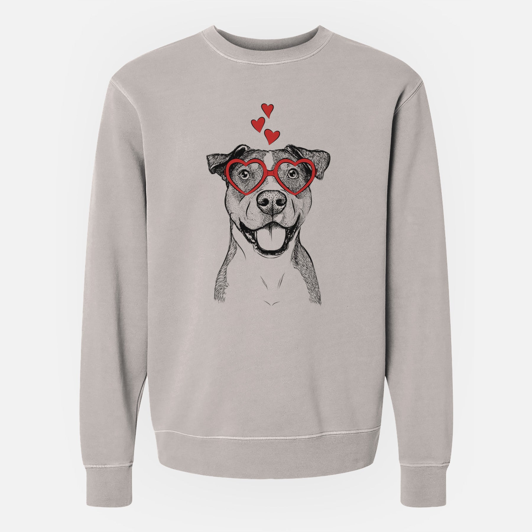 Valentine Wendy the Mixed Breed - Unisex Pigment Dyed Crew Sweatshirt