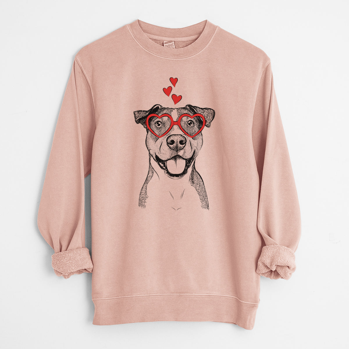 Valentine Wendy the Mixed Breed - Unisex Pigment Dyed Crew Sweatshirt