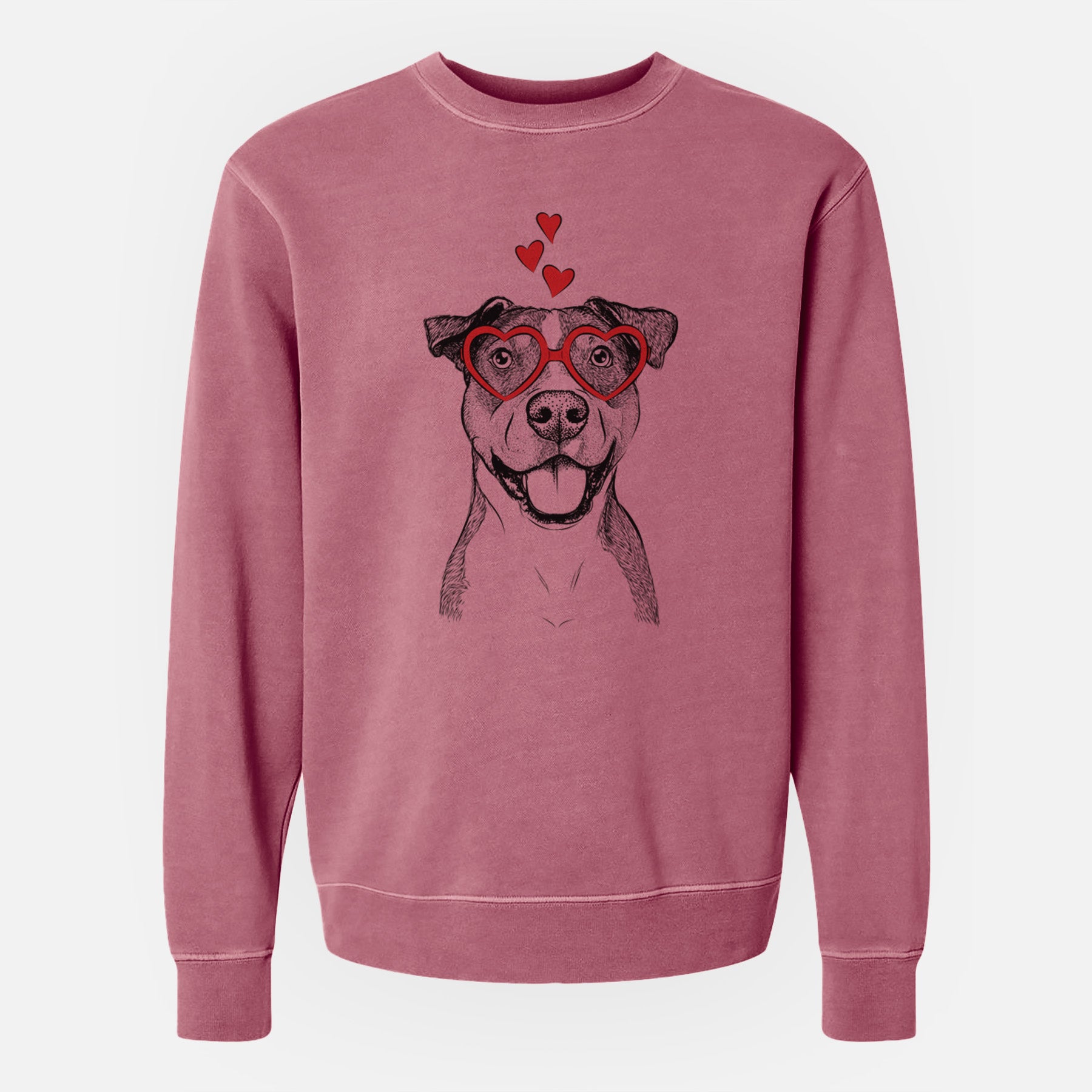 Valentine Wendy the Mixed Breed - Unisex Pigment Dyed Crew Sweatshirt