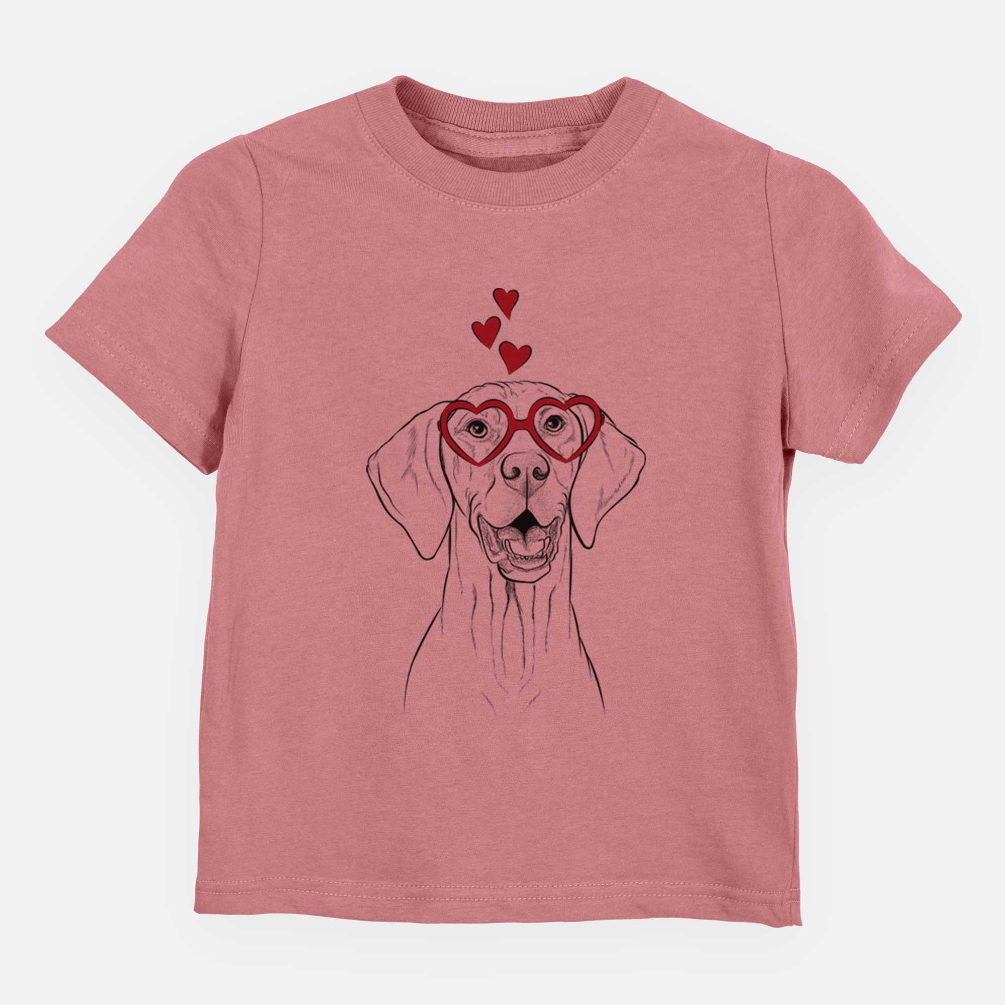 Valentine Wesley the Vizsla - Kids/Youth/Toddler Shirt