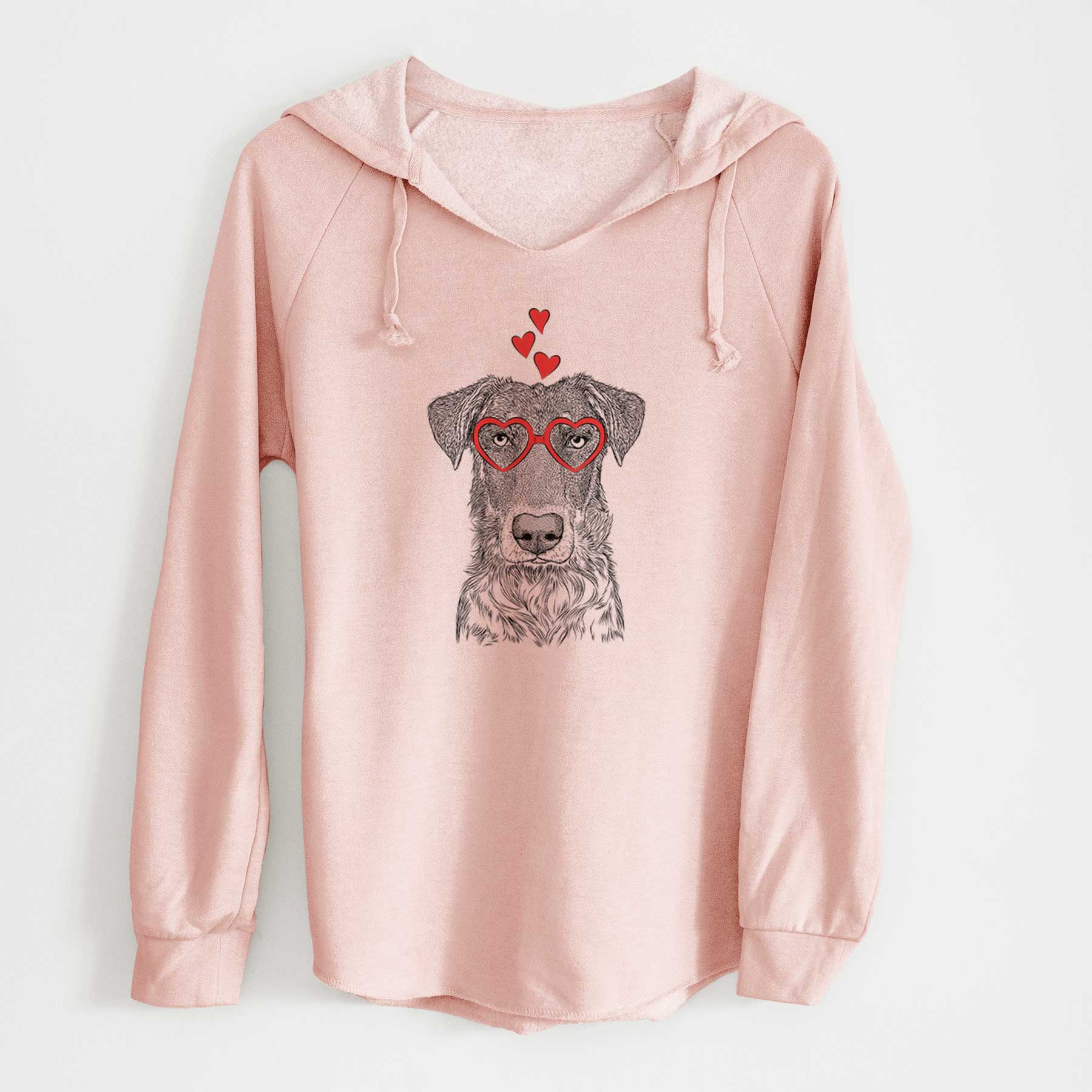 Valentine Wesson the Beauceron - Cali Wave Hooded Sweatshirt