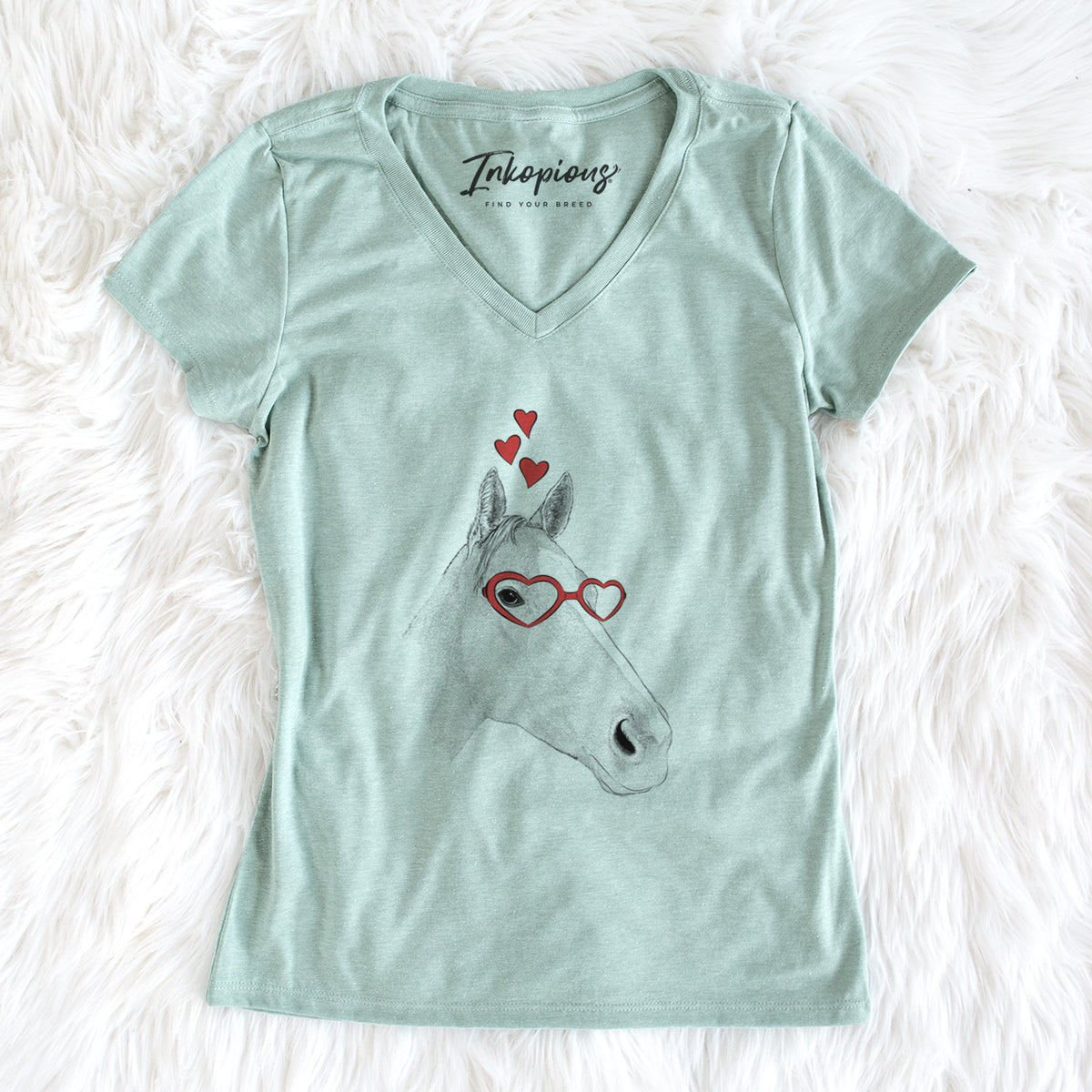 Valentine Westley the Horse - Women's Perfect V-neck Shirt