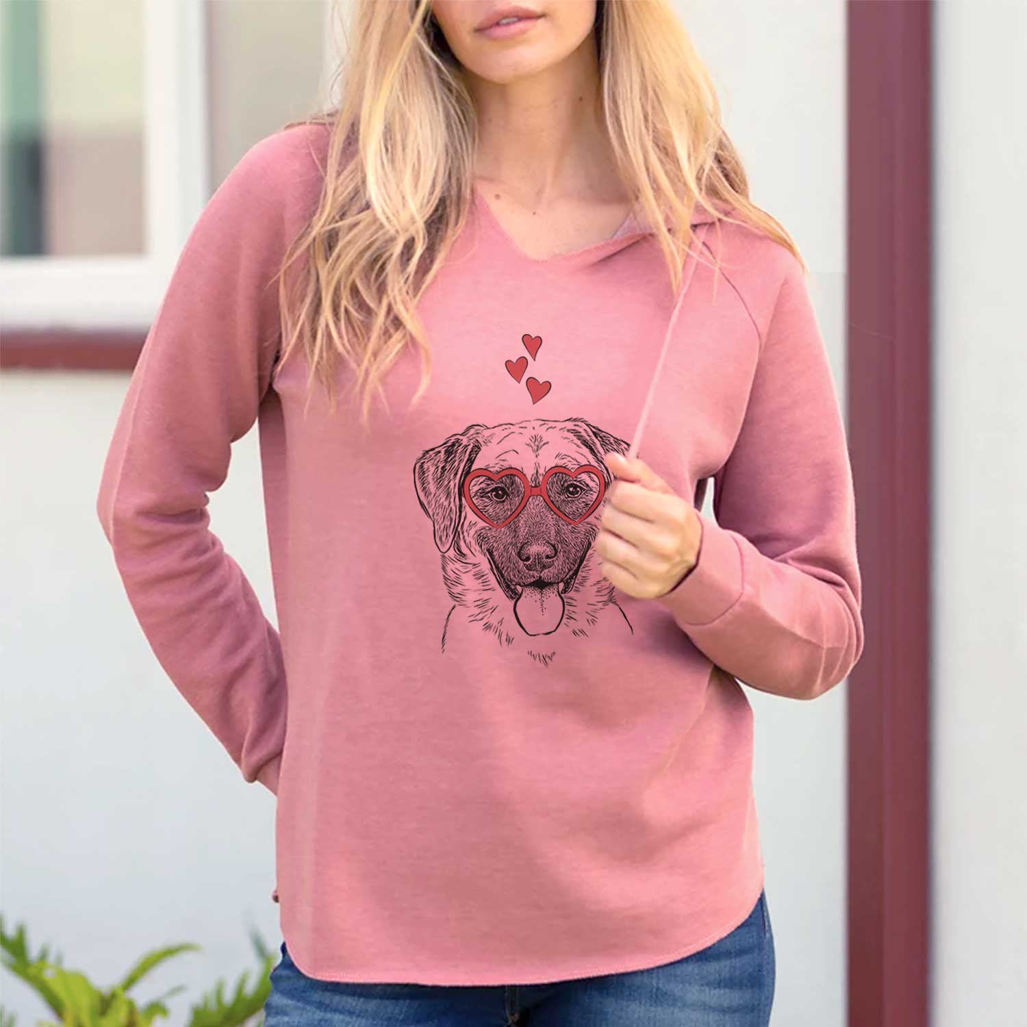 Valentine Willow the Anatolian Shepherd - Cali Wave Hooded Sweatshirt