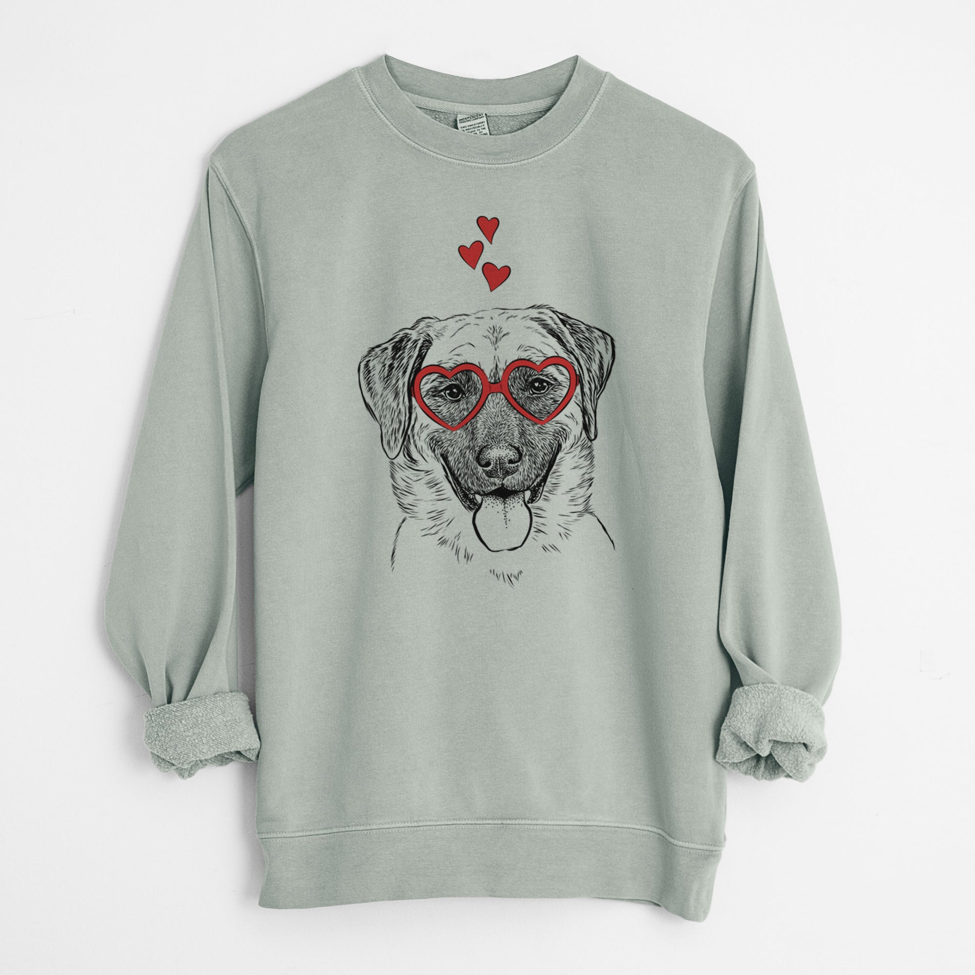 Valentine Willow the Anatolian Shepherd - Unisex Pigment Dyed Crew Sweatshirt