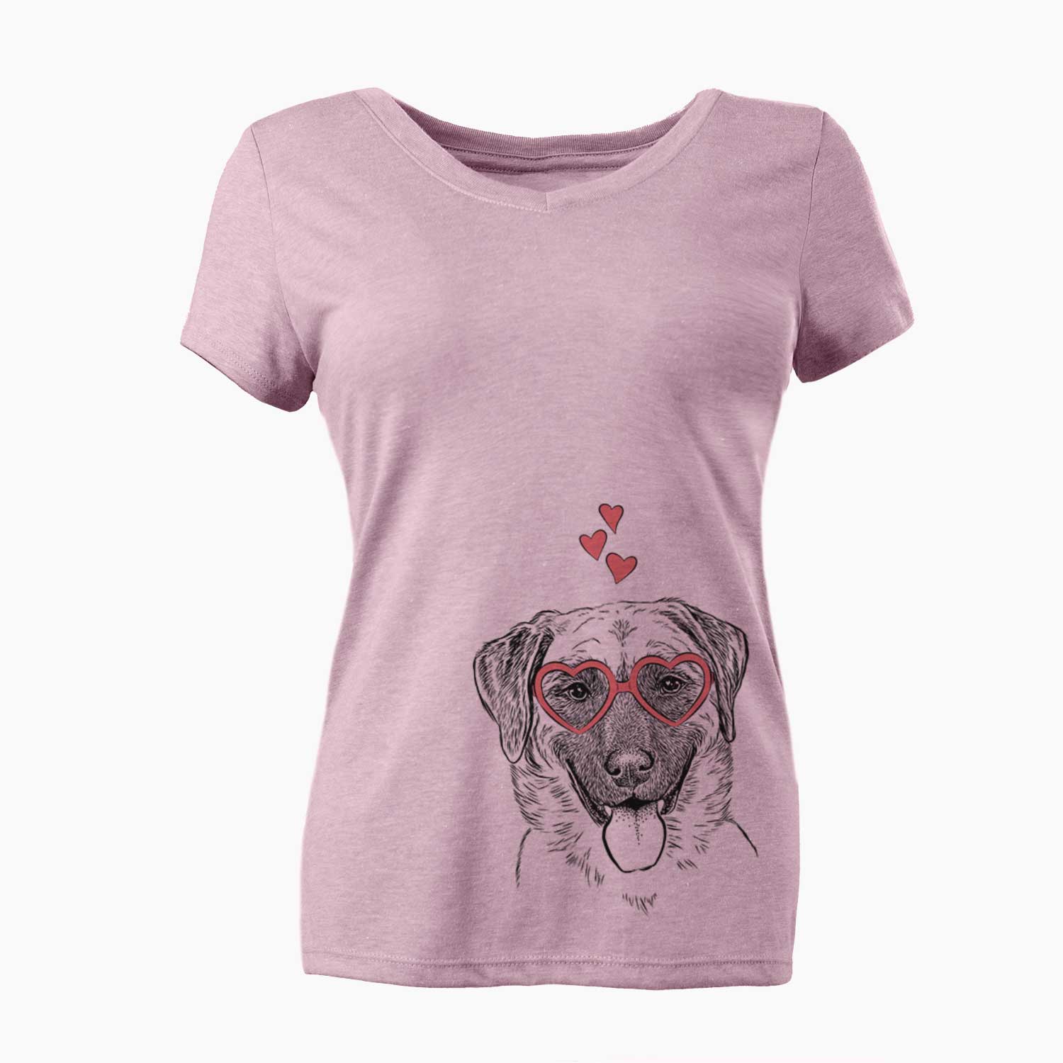 Valentine Willow the Anatolian Shepherd - Women's V-neck Shirt