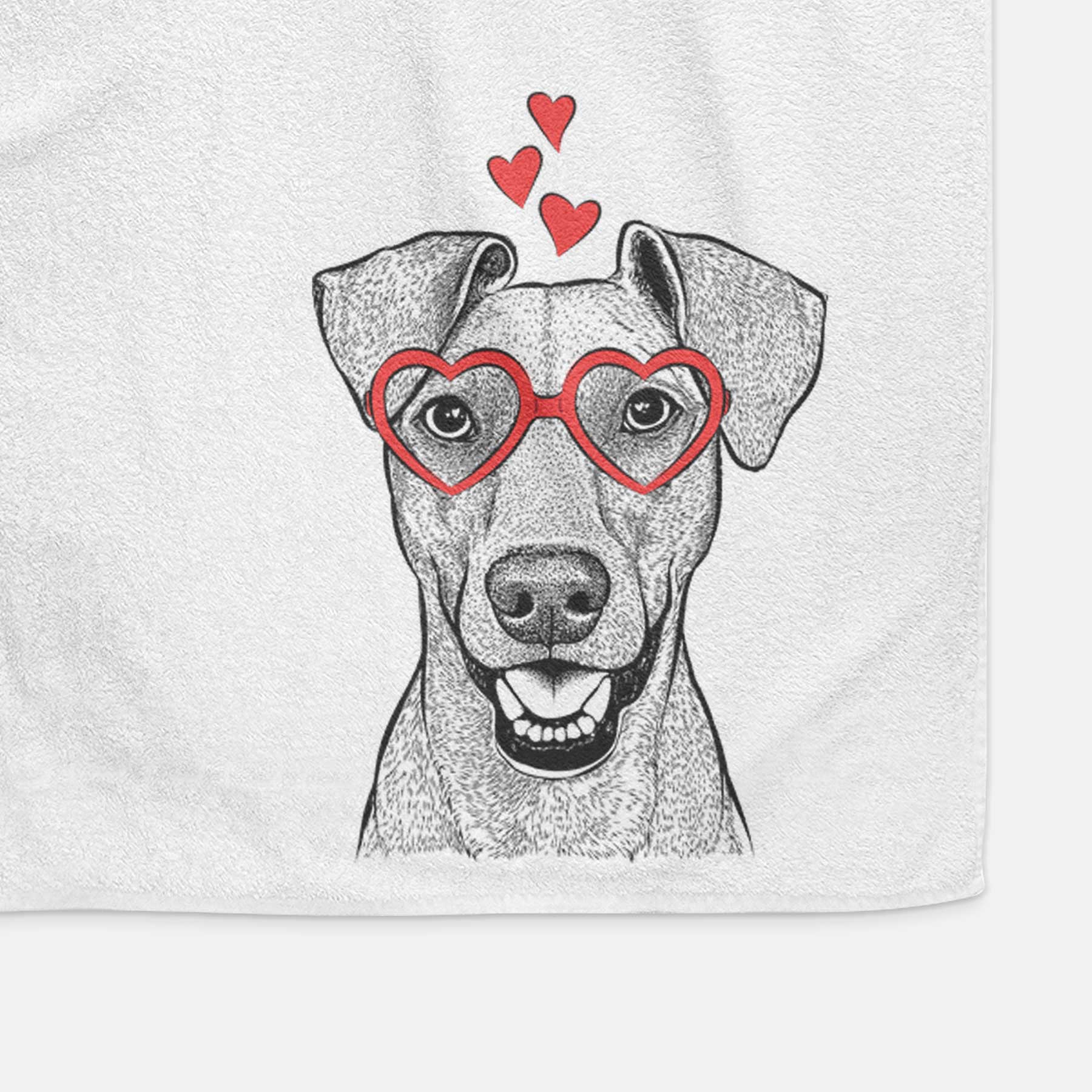 Willow the German Pinscher Decorative Hand Towel