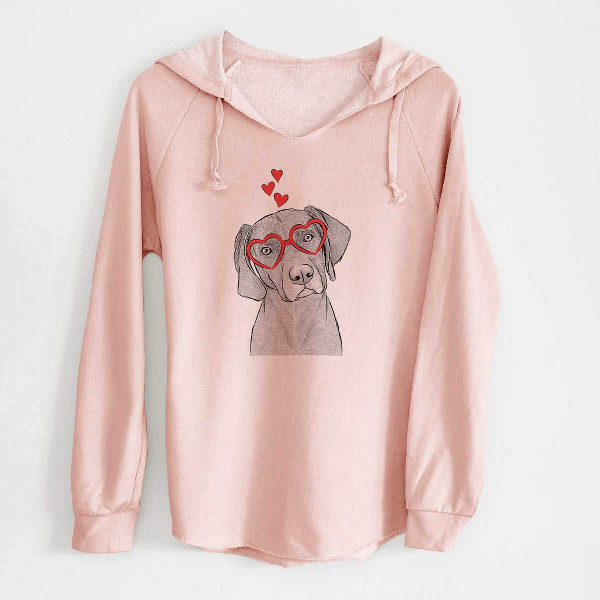 Valentine Willow the Weizsla - Cali Wave Hooded Sweatshirt