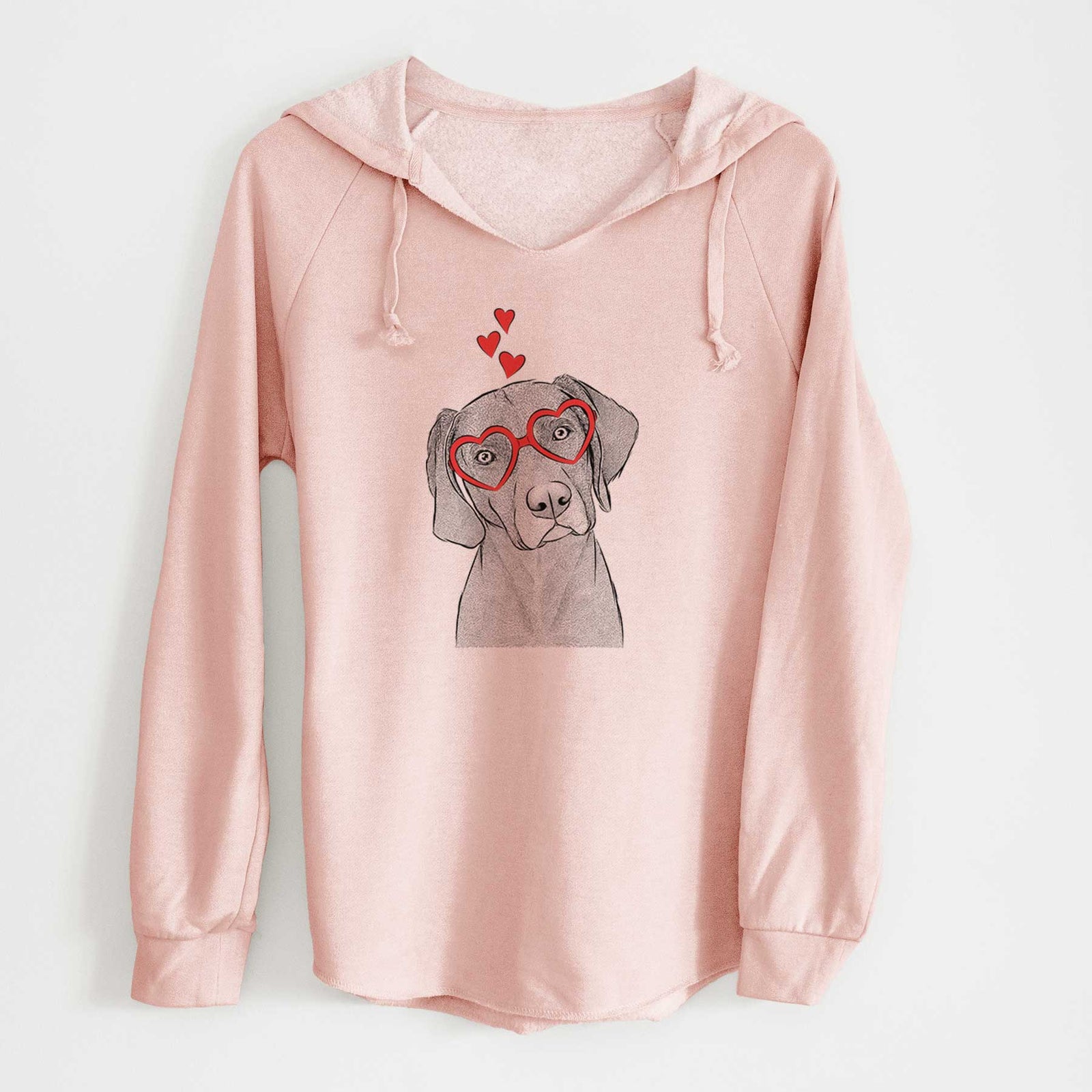Valentine Willow the Weizsla - Cali Wave Hooded Sweatshirt