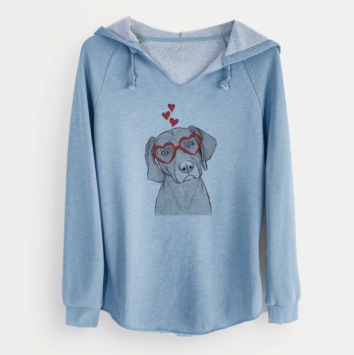 Valentine Willow the Weizsla - Cali Wave Hooded Sweatshirt