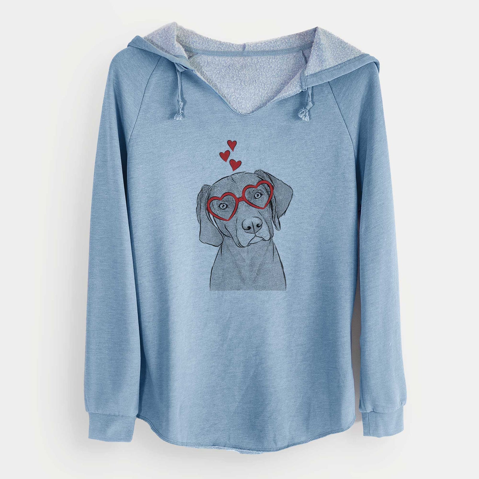 Valentine Willow the Weizsla - Cali Wave Hooded Sweatshirt