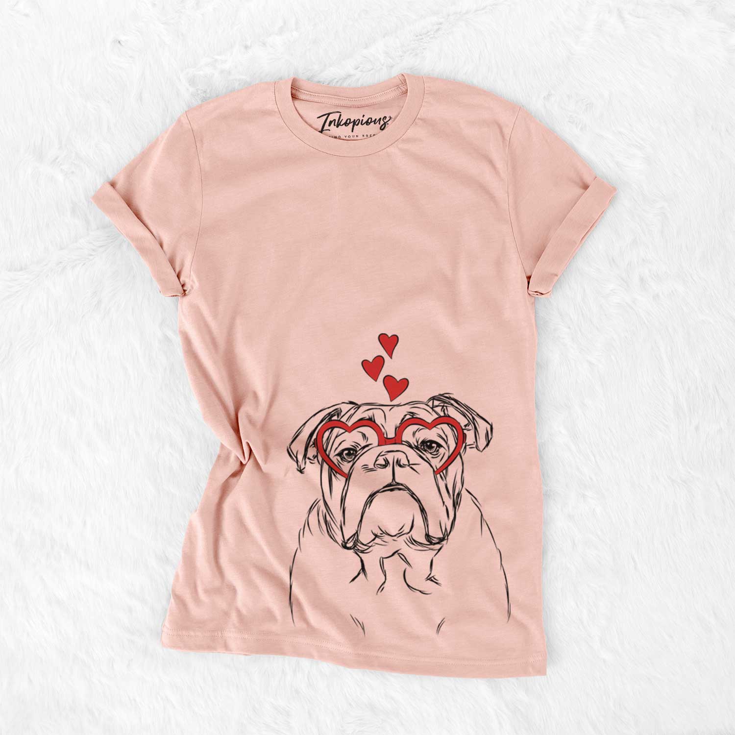 Winston the English Bulldog - Bella Canvas Unisex Crewneck