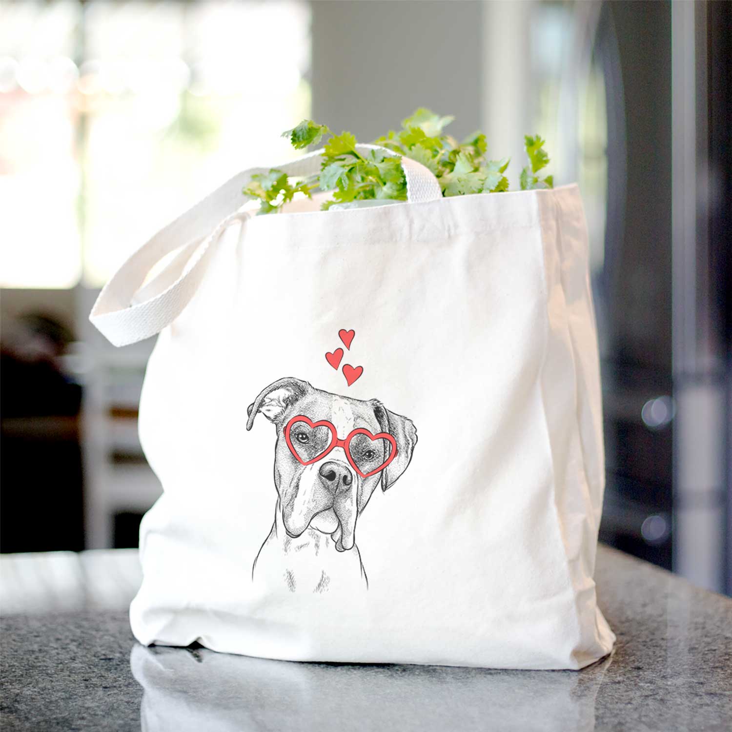 Winston the Boxer - Tote Bag