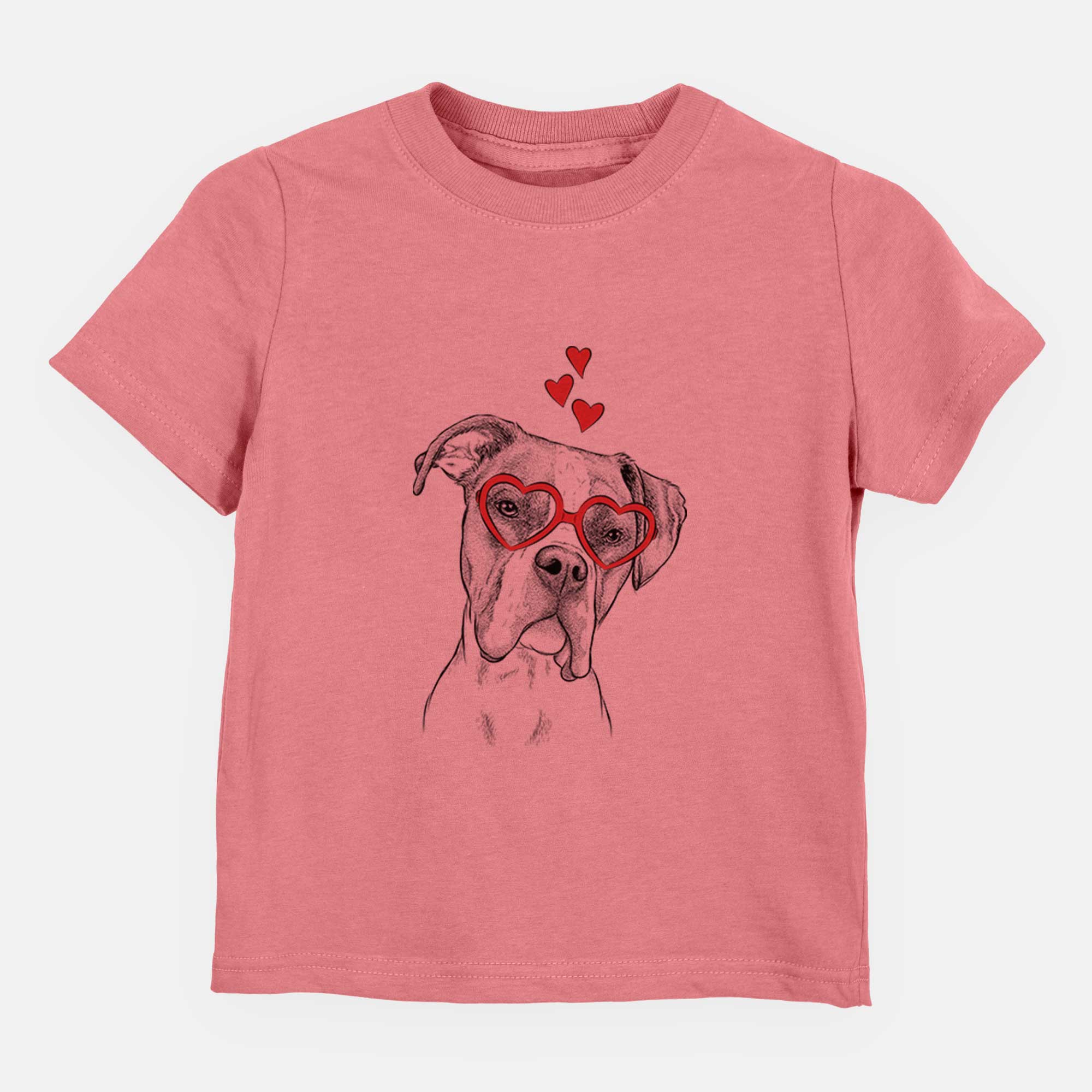 Valentine Winston the Boxer - Kids/Youth/Toddler Shirt