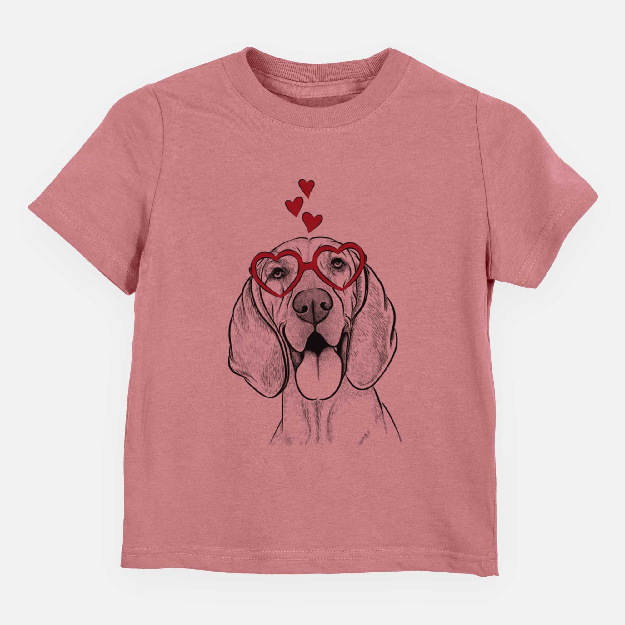 Valentine Winston the Redbone Coonhound - Kids/Youth/Toddler Shirt