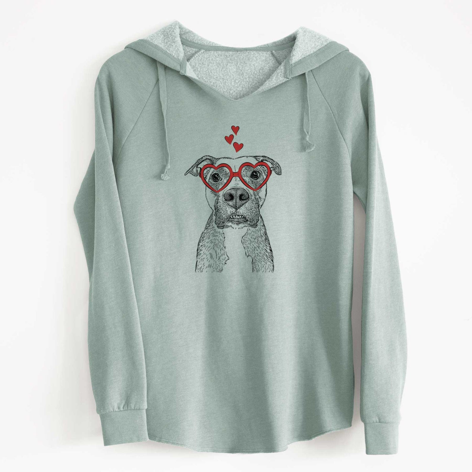 Valentine Xena the Mixed Breed - Cali Wave Hooded Sweatshirt