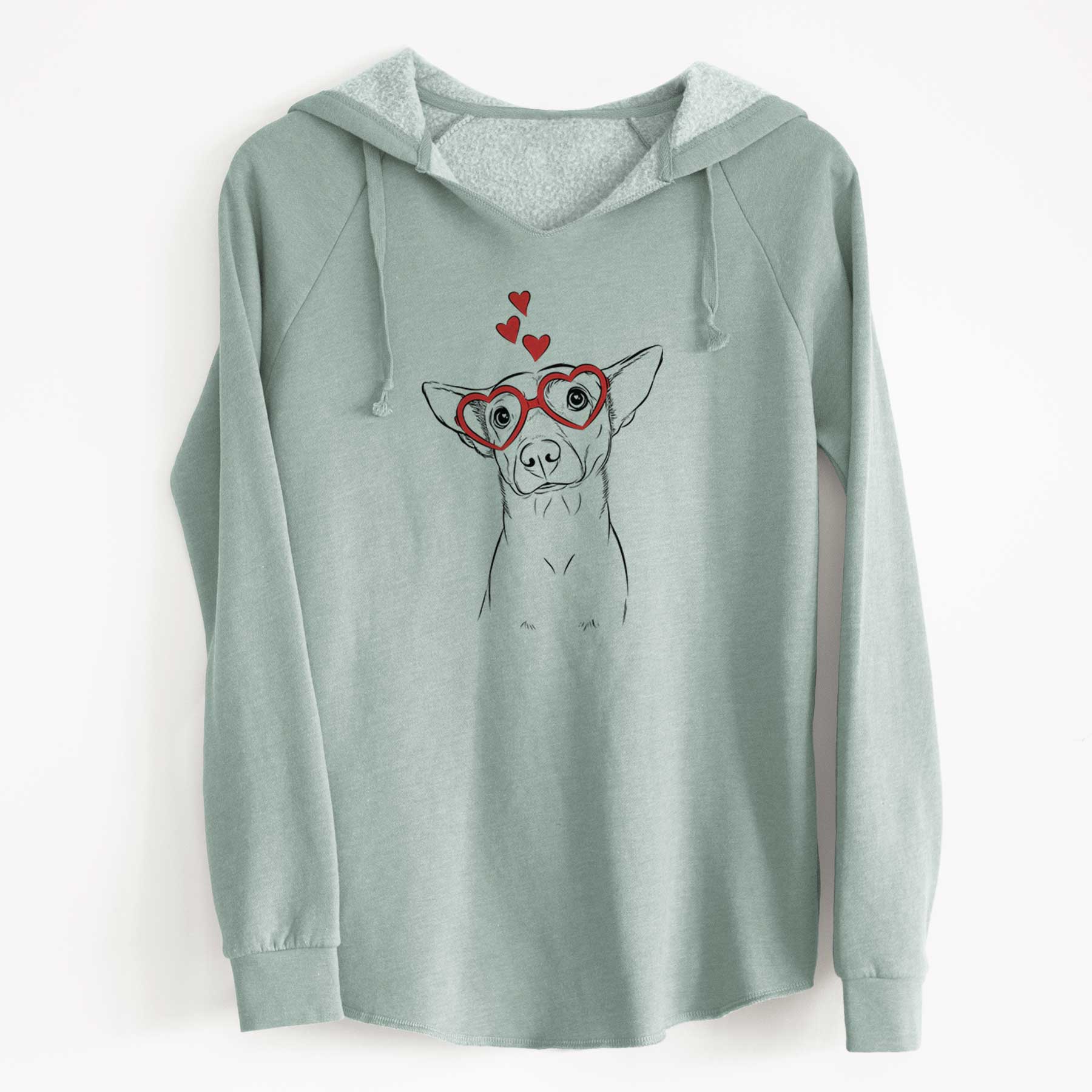 Valentine Yogi the Mixed Breed - Cali Wave Hooded Sweatshirt