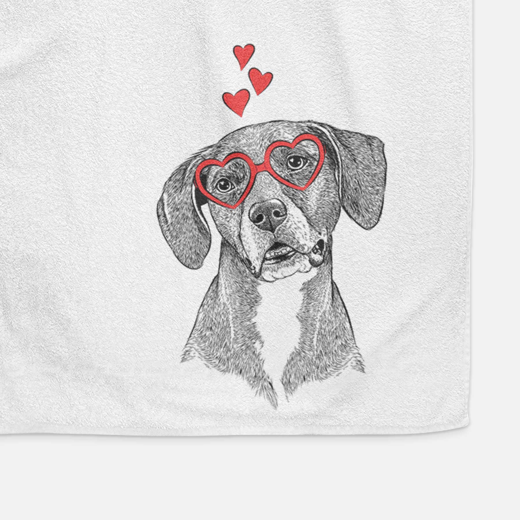 Zeena the Plott Hound Mix Decorative Hand Towel