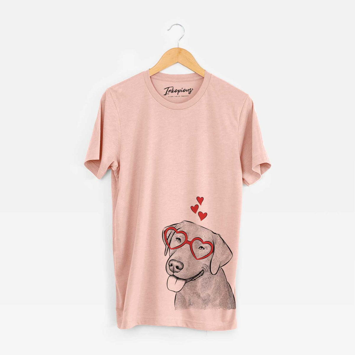 Valentine Zeppelin the Black Labrador - Unisex Crewneck