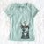 Valentine Zeus the Doberman Pinscher - Women's V-neck Shirt