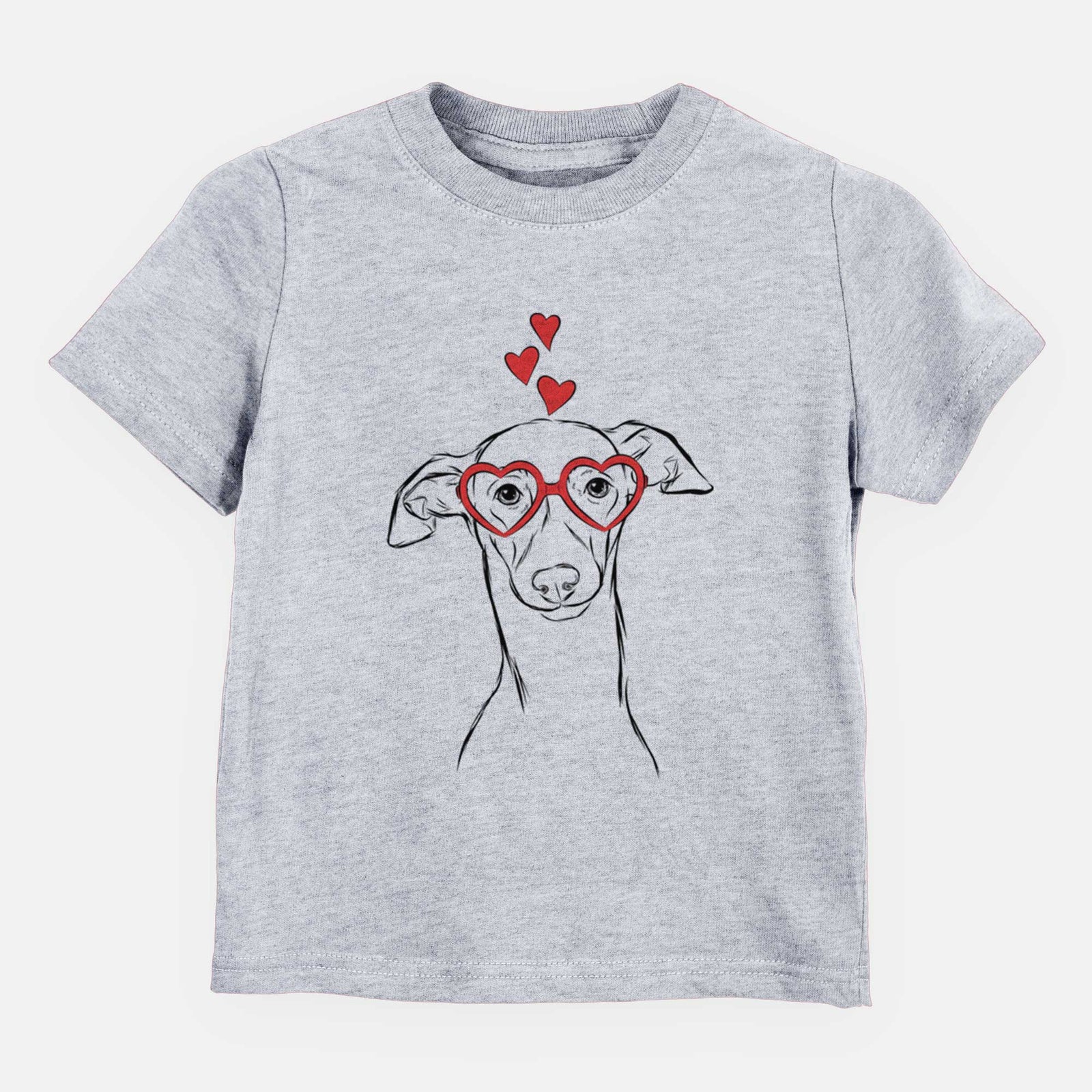 Valentine Ziggie the Italian Greyhound - Kids/Youth/Toddler Shirt
