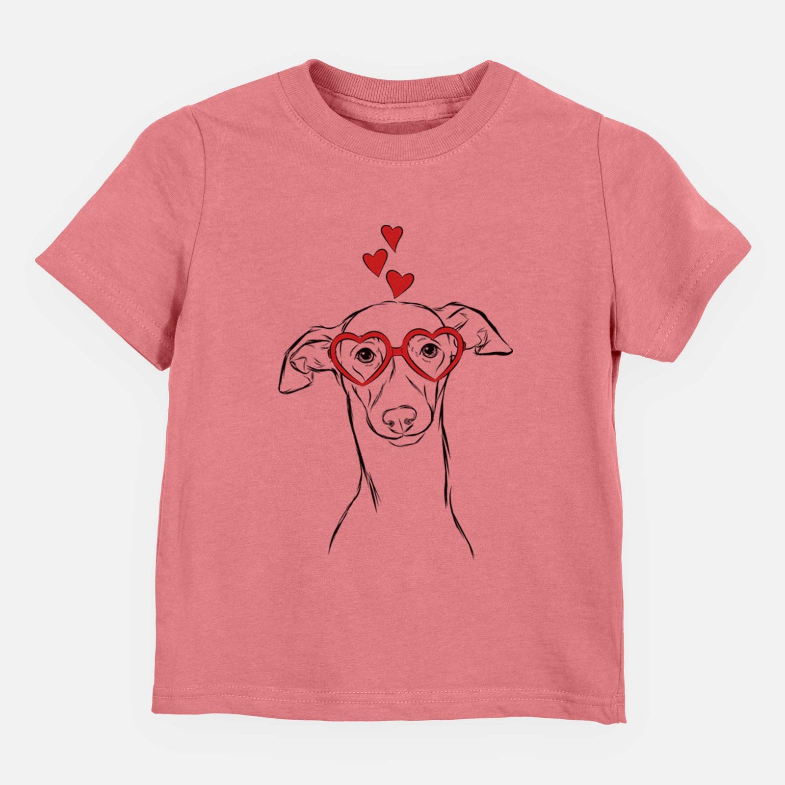 Valentine Ziggie the Italian Greyhound - Kids/Youth/Toddler Shirt