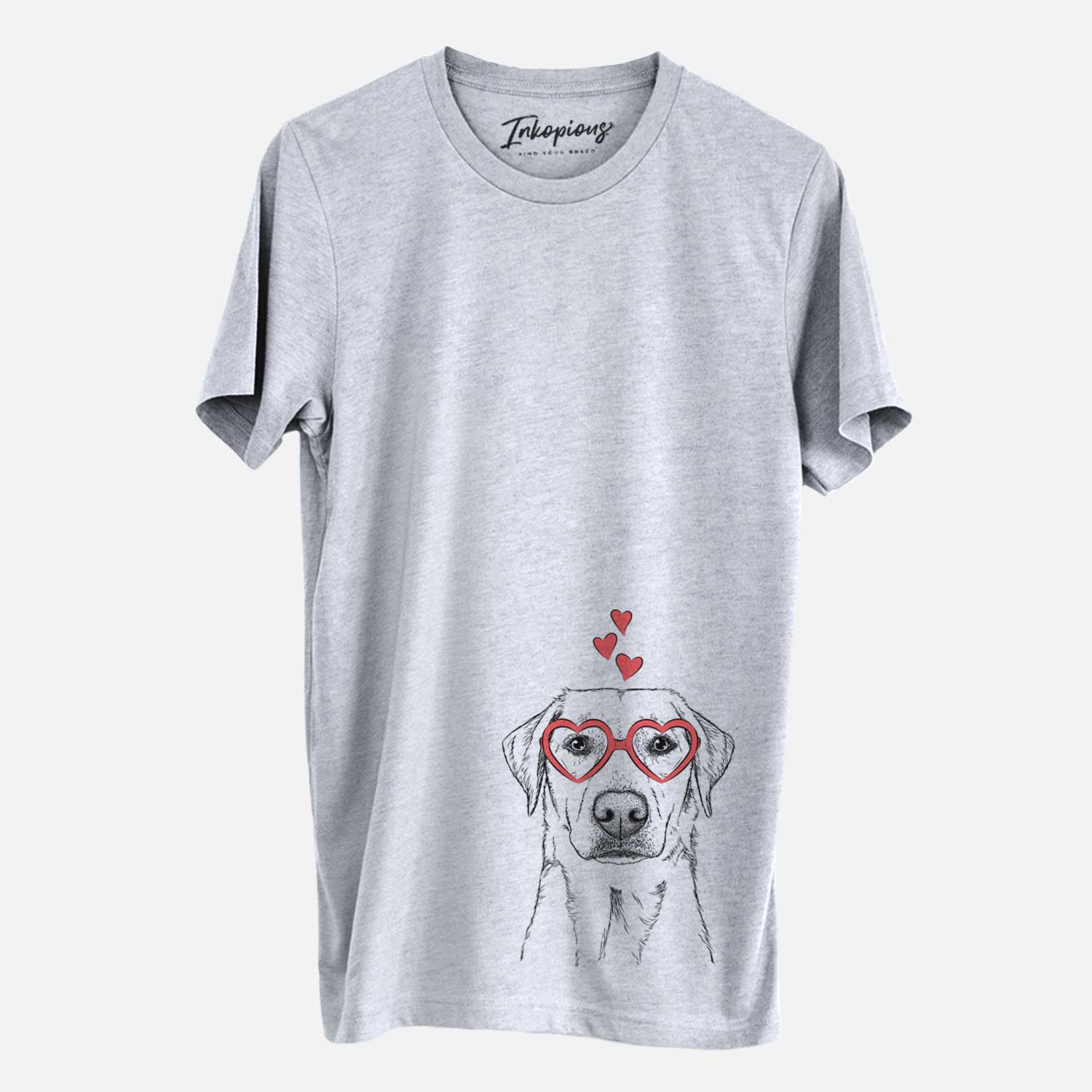 Valentine Zoe the Yellow Lab - Unisex Crewneck